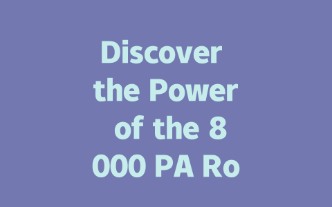 Discover the Power of the 8000 PA Robot Vacuum for Ultimate Cleaning!-AIGC